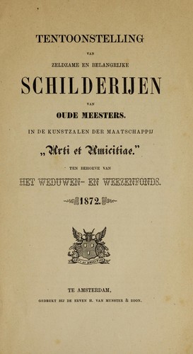 Tentoonstelling van zeldzame en belangrijke schilderijen van oude meesters
