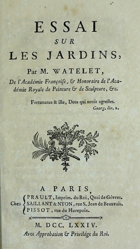 Essai sur les jardins