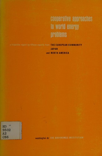 Cooperative approaches to world energy problems