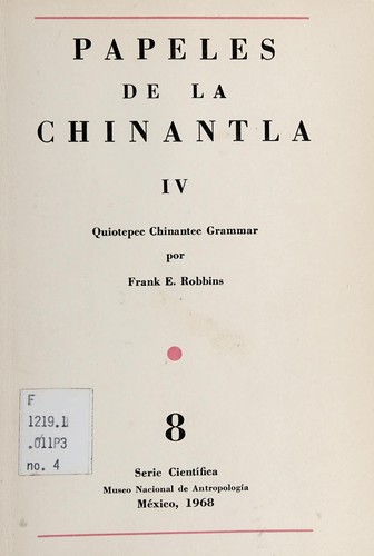 Quiotepec Chinantec grammar