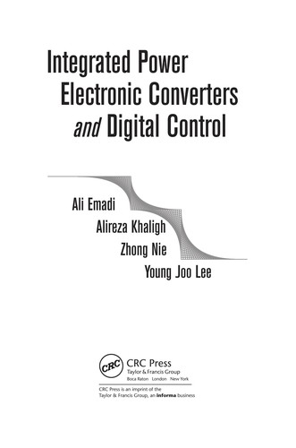 Integrated power electronic converters and digital control