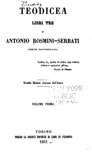 Teodicea: libri tre