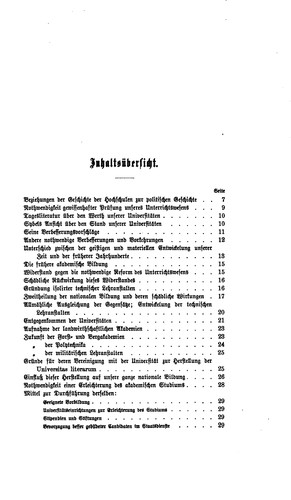 Die Zukunft der deutschen Hochschulen und ihrer Vorbildungs-anstalten