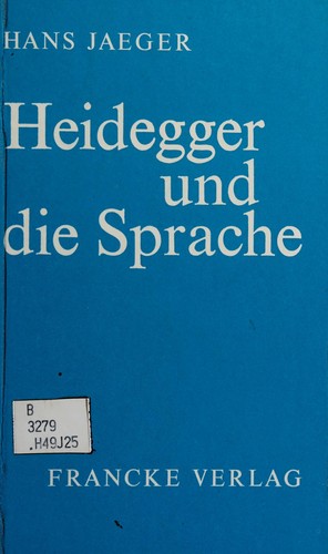 Heidegger und die Sprache