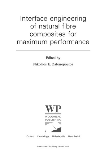 Interface Engineering of Natural Fibre Composites for Maximum Performance