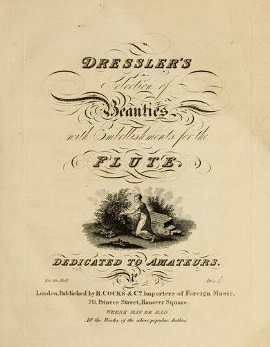 Dressler's selection of beauties with embellishments for the flute