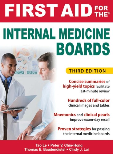 First aid for the internal medicine boards