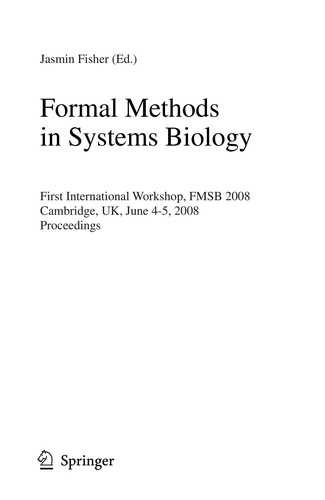 Formal methods in systems biology