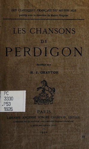 Les chansons de Perdigon