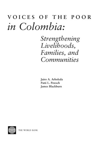 Voices of the poor in Colombia