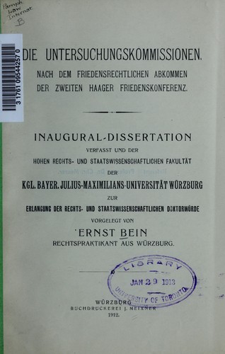 Die Untersuchungskommissionen