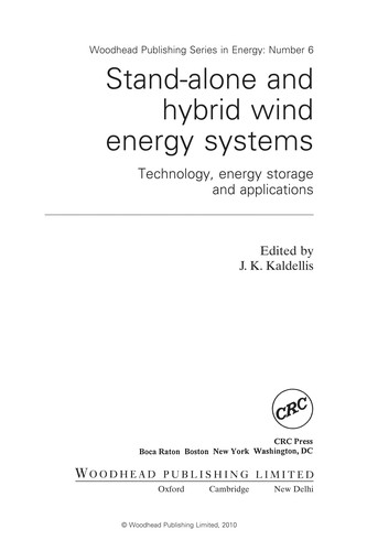 Stand-alone and hybrid wind energy systems