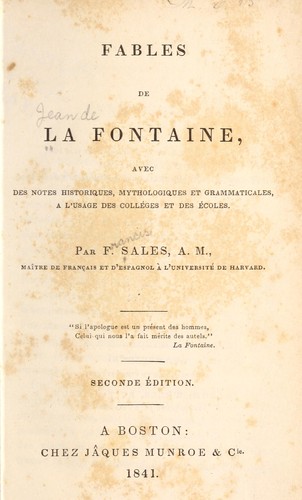 Fables de La Fontaine
