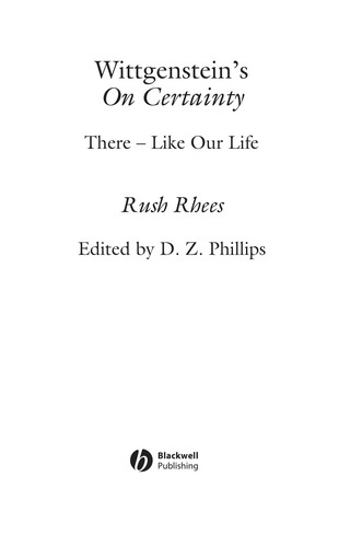 Wittgenstein's On certainty