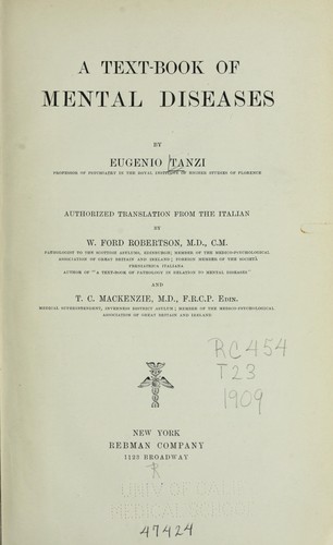 A text-book of mental diseases