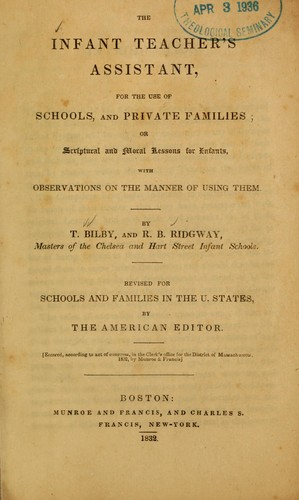 Infant teacher's assistant, for the use of schools, and private families