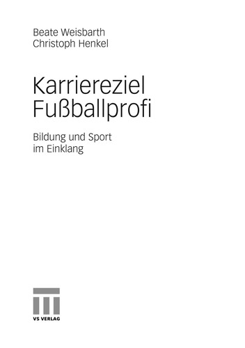 Karriereziel Fussballprofi