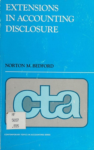 Extensions in accounting disclosure