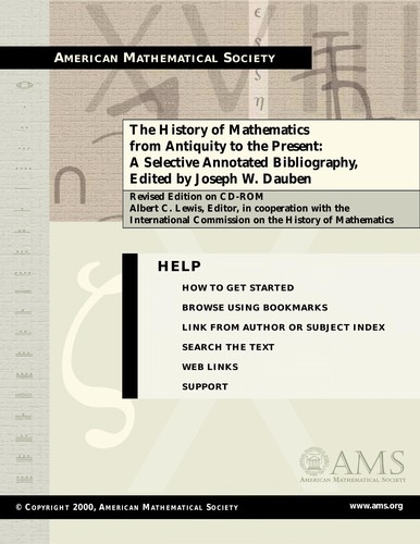 History of Mathematics from Antiquity to the Present