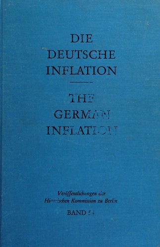 The German inflation reconsidered