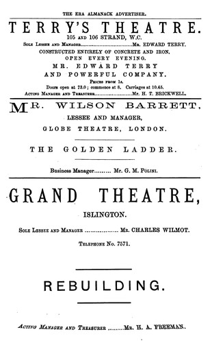 The Era almanack, dramatic & musical ...