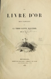Le livre d'or des familles