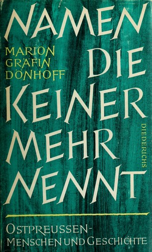 Namen die keiner mehr nennt