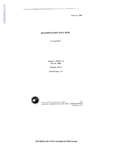 Bioastronautics data book