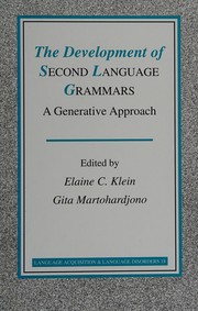 The development of second language grammars
