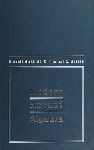 Modern applied algebra