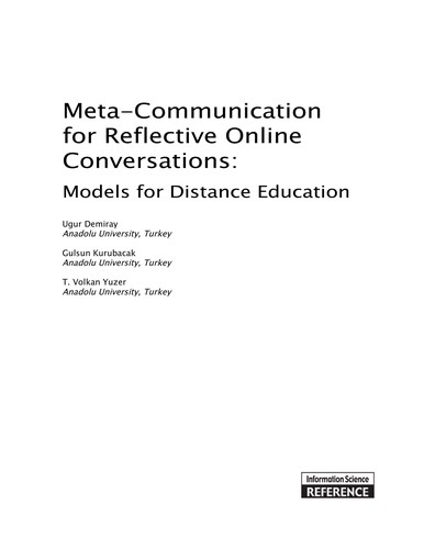 Meta-communication for reflective online conversations