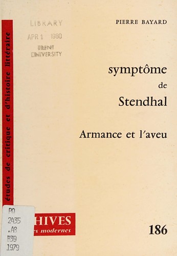 Symptôme de Stendhal