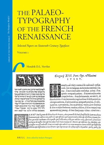 The palaeotypography of the French Renaissance