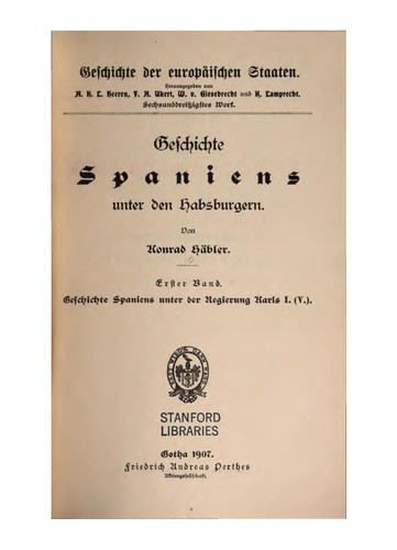 Geschichte Spaniens unter den Habsburgern