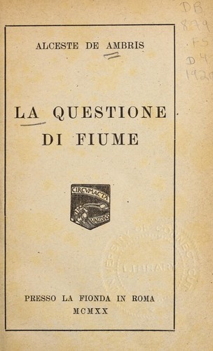 La questione di Fiume