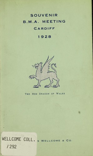 Souvenir B.M.A. meeting Cardiff 1928