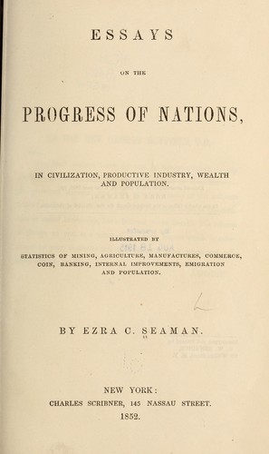 Essays on the progress of nations