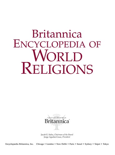 Britannica encyclopedia of world religions