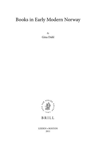 Books in early modern Norway