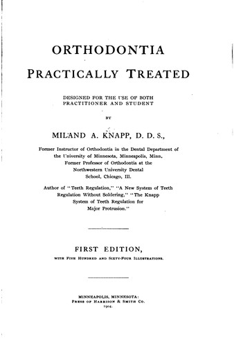 Orthodontia practically treated