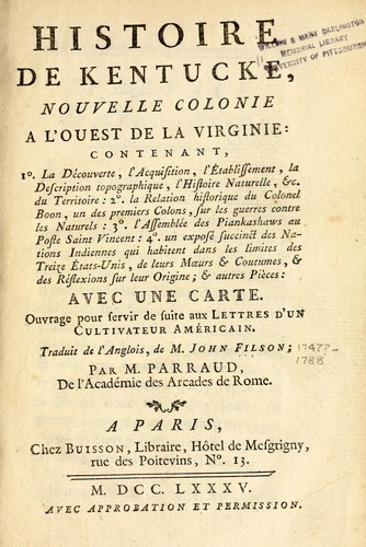Histoire de Kentucke