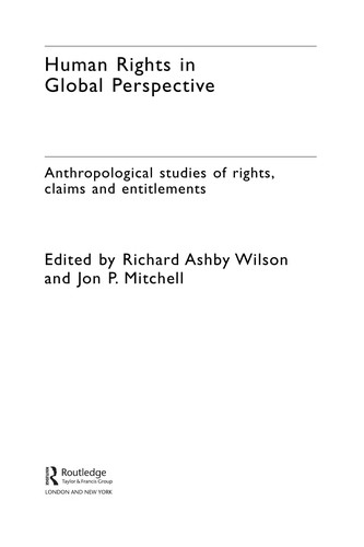 Human rights in global perspective