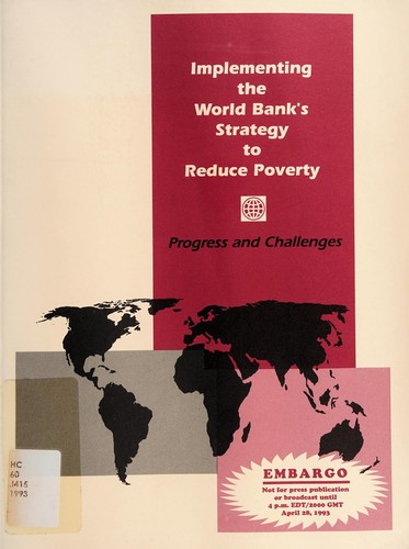 Implementing the World Bank's strategy to reduce poverty