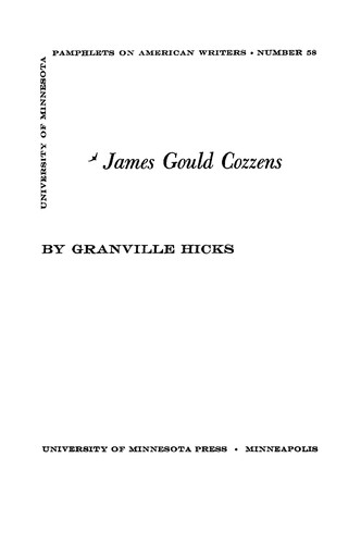 James Gould Cozzens