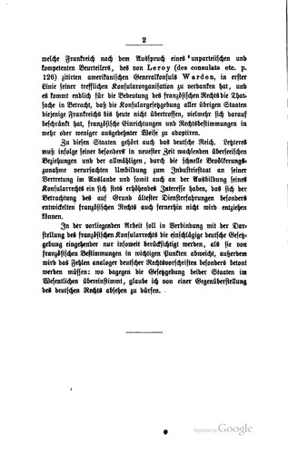 Die grundzüge des französischen konsularrechts unter berücksichtigung des deutschen rechts ..