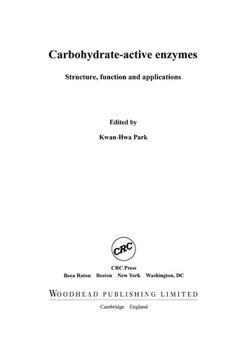 Carbohydrate-active enzymes