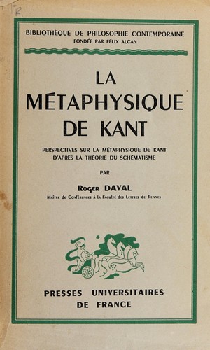 La métaphysique de Kant