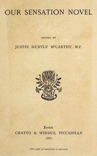 Our sensation novel