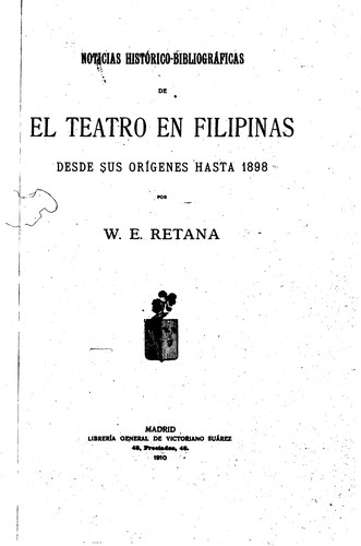 Noticias histórico-bibliográficas