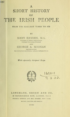A short history of the Irish people